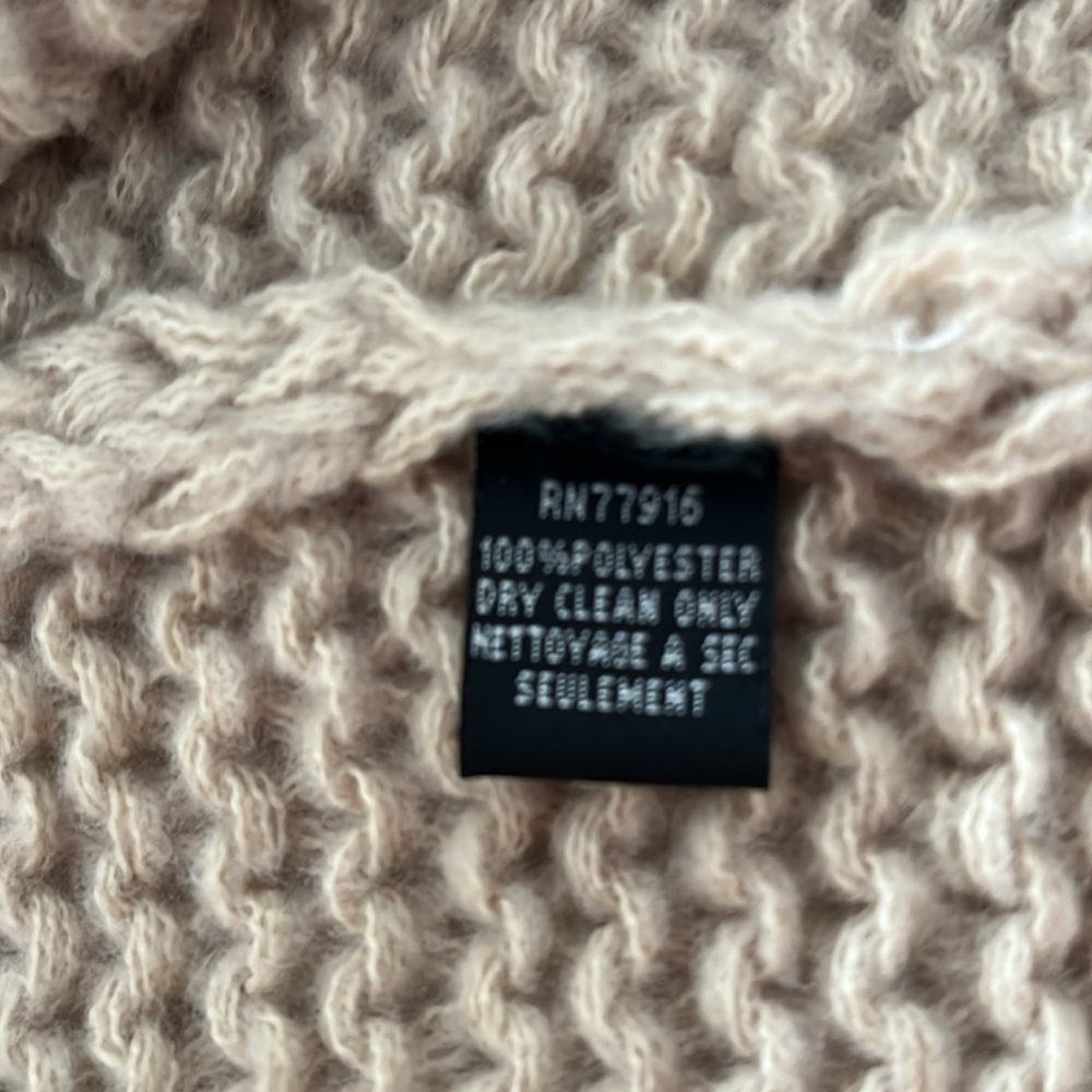 Anthropology Maeve Susanna 3D Heard Tan Cardigan Seeater - Picture 11 of 11